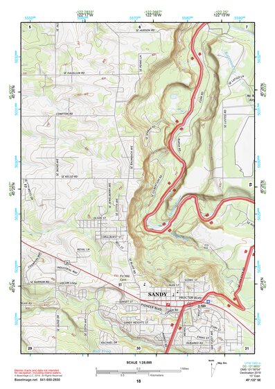 45122SE Page 18 Oregon City Topo Preview 1
