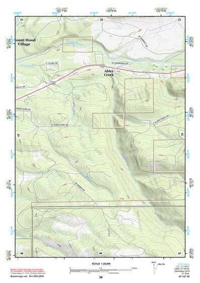 45122SE Page 34 Oregon City Topo Preview 1
