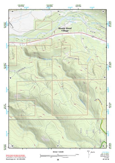 45122SE Page 35 Oregon City Topo Preview 1