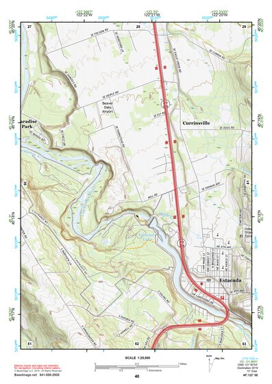 45122SE Page 40 Oregon City Topo Preview 1