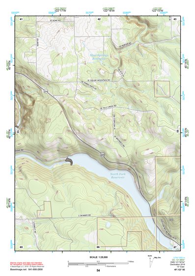45122SE Page 54 Oregon City Topo Preview 1