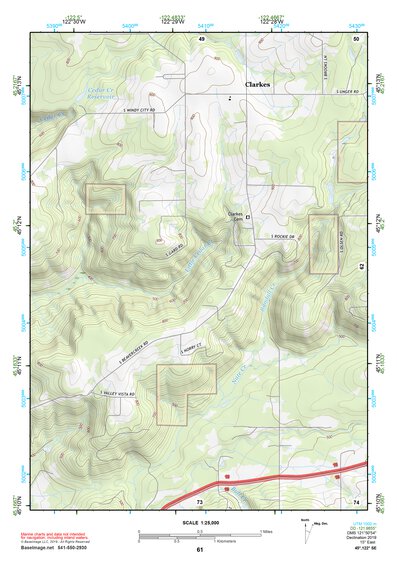45122SE Page 61 Oregon City Topo Preview 1