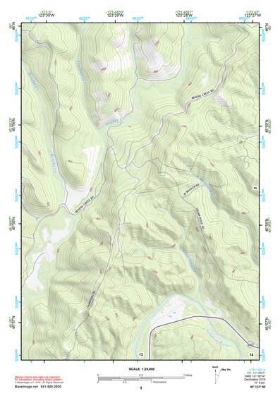 45123NE Page 1 Nehalem River Topo Preview 1