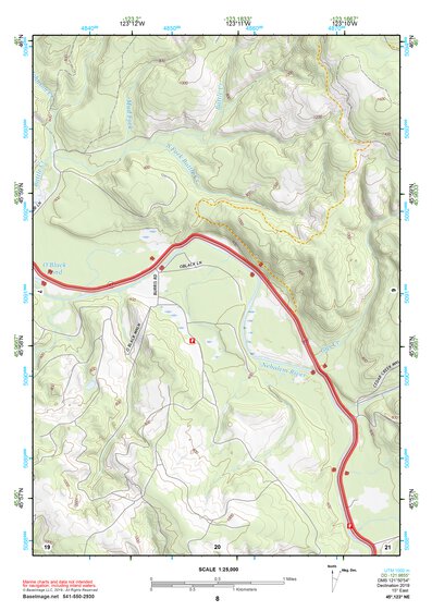 45123NE Page 8 Nehalem River Topo Preview 1