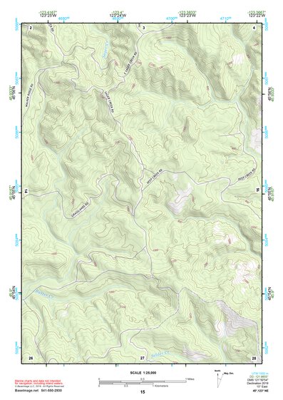 45123NE Page 15 Nehalem River Topo Preview 1