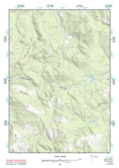 45123NE Page 17 Nehalem River Topo Preview 1