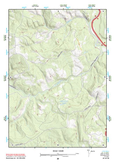 45123NE Page 20 Nehalem River Topo Preview 1