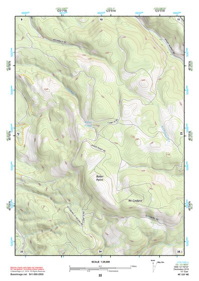 45123NE Page 22 Nehalem River Topo Preview 1