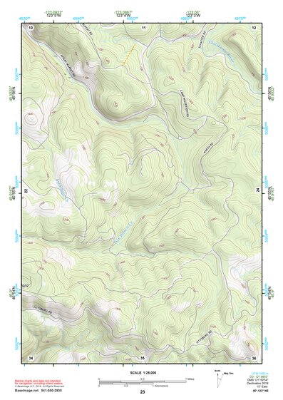 45123NE Page 23 Nehalem River Topo Preview 1