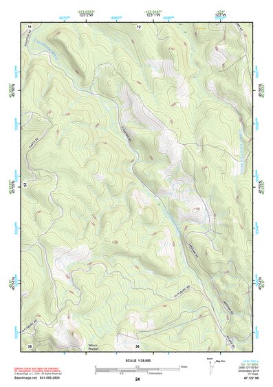 45123NE Page 24 Nehalem River Topo Preview 1