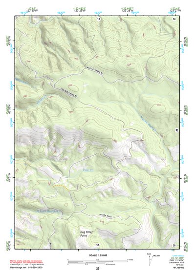 45123NE Page 25 Nehalem River Topo Preview 1