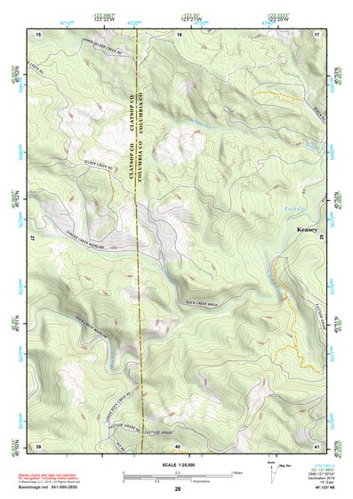45123NE Page 28 Nehalem River Topo Preview 1