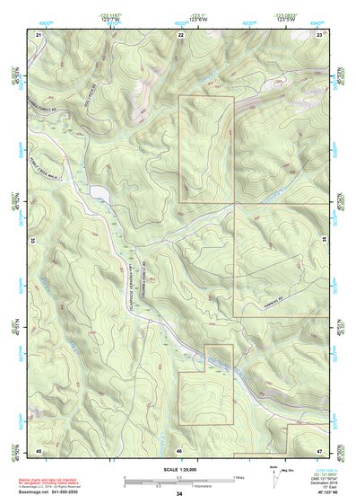 45123NE Page 34 Nehalem River Topo Preview 1