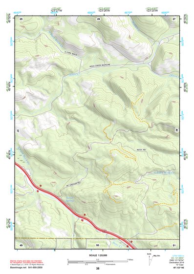 45123NE Page 38 Nehalem River Topo Preview 1