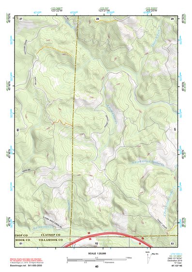 45123NE Page 40 Nehalem River Topo Preview 1