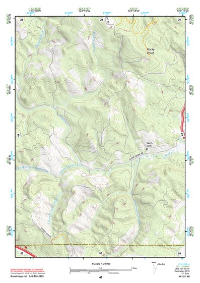 45123NE Page 41 Nehalem River Topo Preview 1