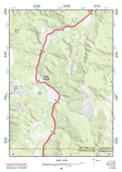 45123NE Page 42 Nehalem River Topo Preview 1
