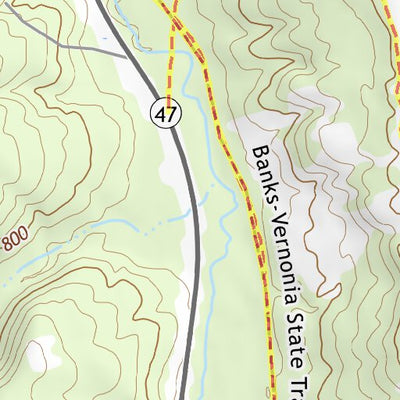 45123NE Page 43 Nehalem River Topo Preview 2