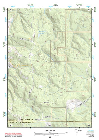 45123NE Page 46 Nehalem River Topo Preview 1