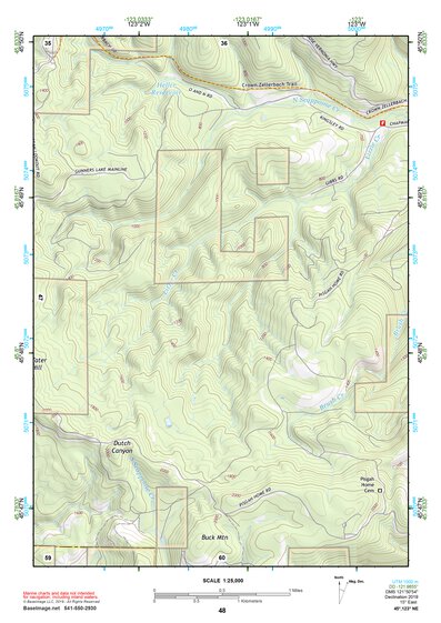 45123NE Page 48 Nehalem River Topo Preview 1