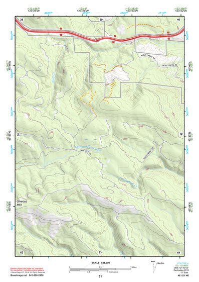 45123NE Page 51 Nehalem River Topo Preview 1