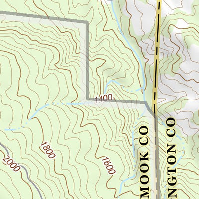 45123NE Page 52 Nehalem River Topo Preview 3