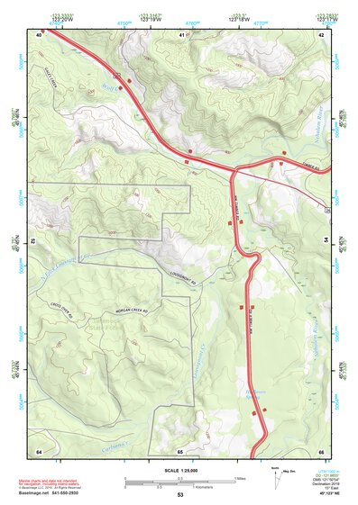 45123NE Page 53 Nehalem River Topo Preview 1