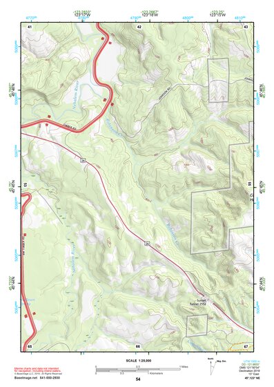45123NE Page 54 Nehalem River Topo Preview 1