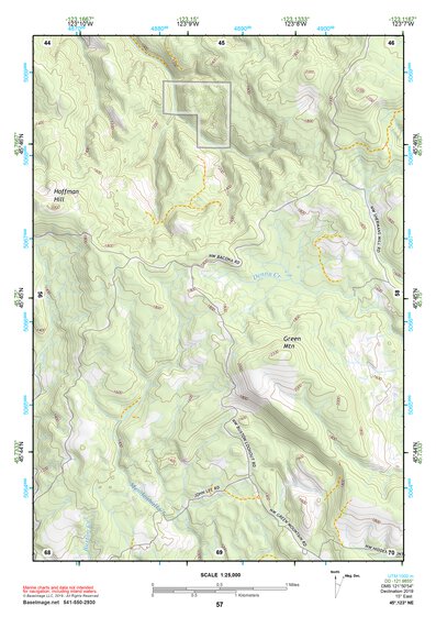 45123NE Page 57 Nehalem River Topo Preview 1