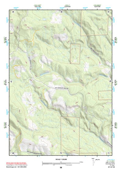 45123NE Page 58 Nehalem River Topo Preview 1