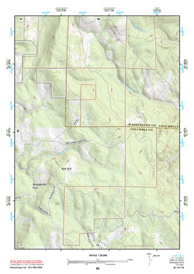 45123NE Page 60 Nehalem River Topo Preview 1