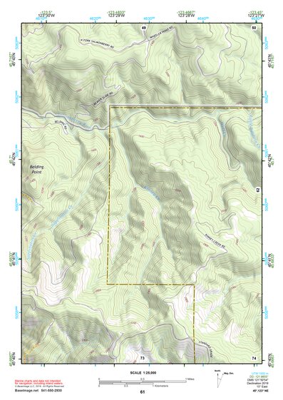 45123NE Page 61 Nehalem River Topo Preview 1