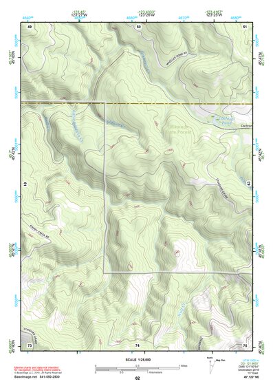 45123NE Page 62 Nehalem River Topo Preview 1