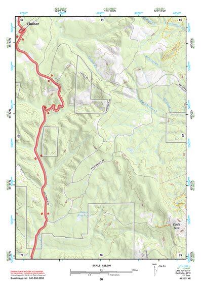 45123NE Page 66 Nehalem River Topo Preview 1