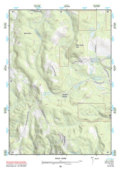 45123NE Page 70 Nehalem River Topo Preview 1