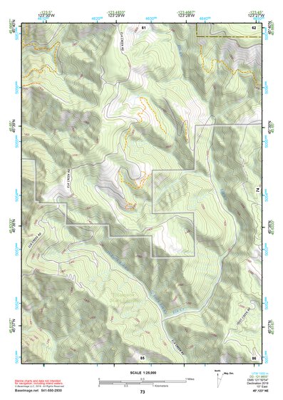 45123NE Page 73 Nehalem River Topo Preview 1