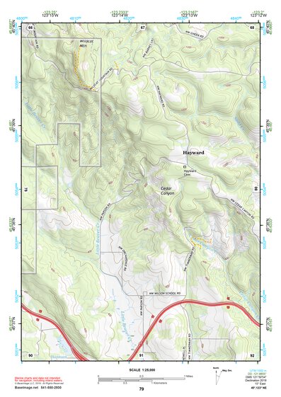 45123NE Page 79 Nehalem River Topo Preview 1