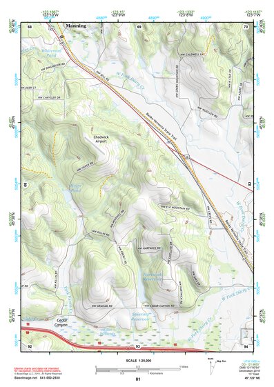 45123NE Page 81 Nehalem River Topo Preview 1