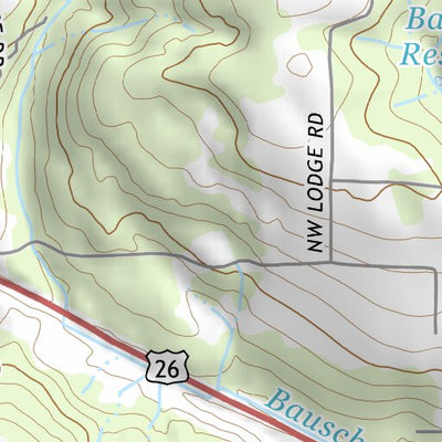 45123NE Page 82 Nehalem River Topo Preview 2