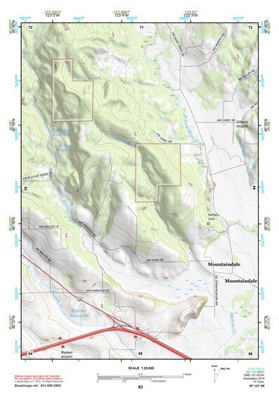 45123NE Page 83 Nehalem River Topo Preview 1