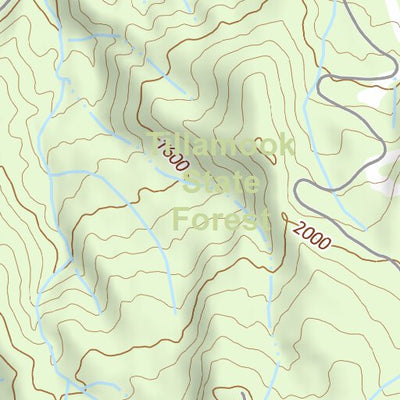 45123NE Page 86 Nehalem River Topo Preview 2