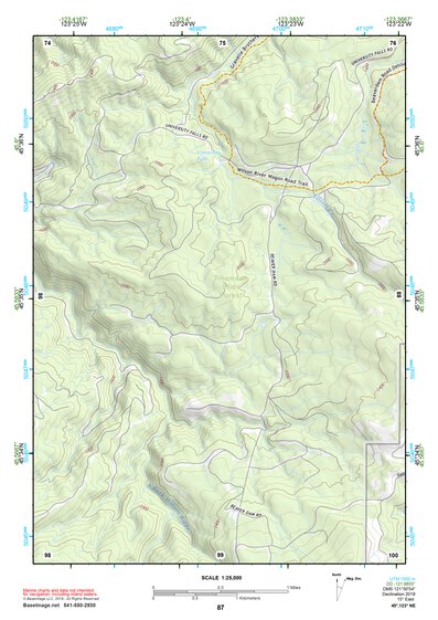 45123NE Page 87 Nehalem River Topo Preview 1