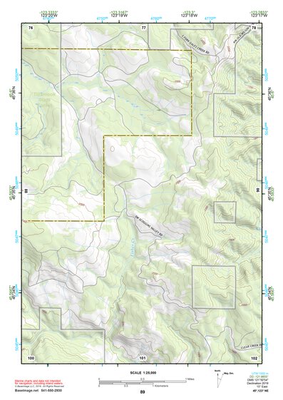 45123NE Page 89 Nehalem River Topo Preview 1