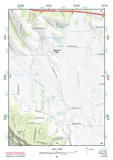 45123NE Page 93 Nehalem River Topo Preview 1