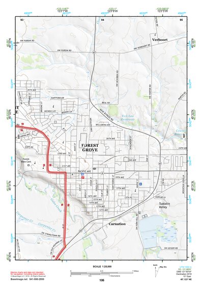 45123NE Page 106 Nehalem River Topo Preview 1