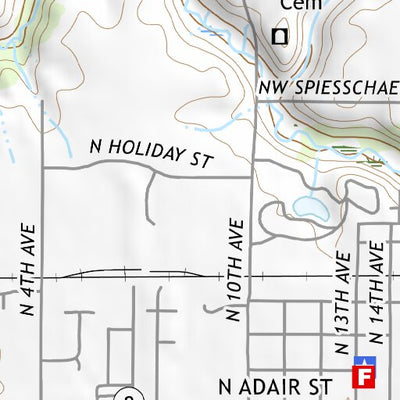 45123NE Page 107 Nehalem River Topo Preview 2