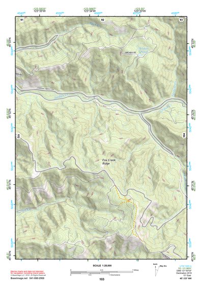 45123NW Page 103 Nehalem River Topo Preview 1