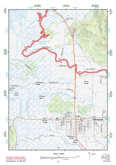 45123SW Page 4 Yamhill River Topo Preview 1