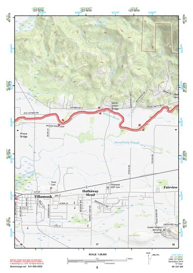 45123SW Page 5 Yamhill River Topo Preview 1