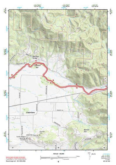 45123SW Page 6 Yamhill River Topo Preview 1